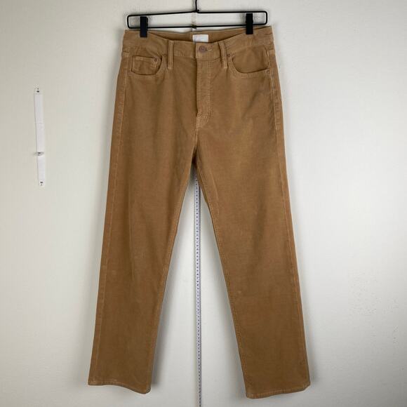 Mother Tomcat Corduroys Size 29 Hopscotch Cafe Spice Tan Ankle Jeans Pant Casual - Picture 6 of 14